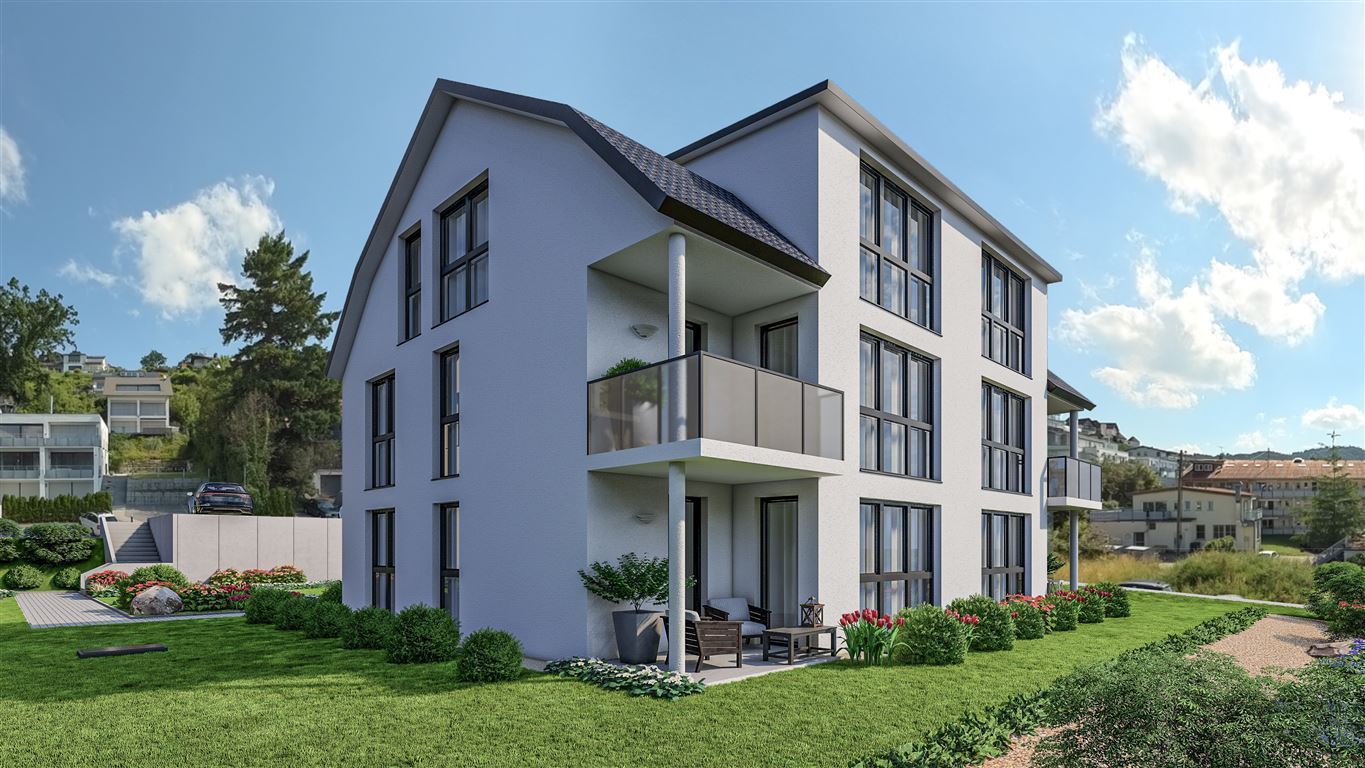 Visualisierung Nebengebäude Haus 1